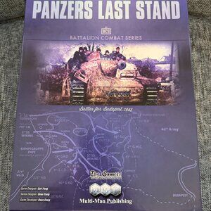 Panzers Last Stand: Battles for Budapest, 1945 unpunched Multi-Man Publishing
